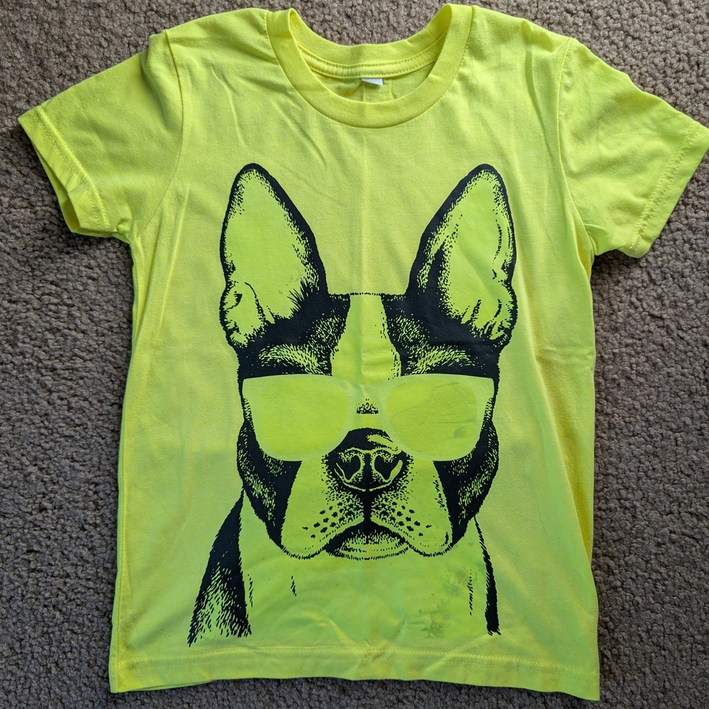 Neon Yellow UV Reactive Tee Shirt